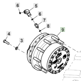 Imagem do produto CUBO | JOHN DEERE | AKK56458
