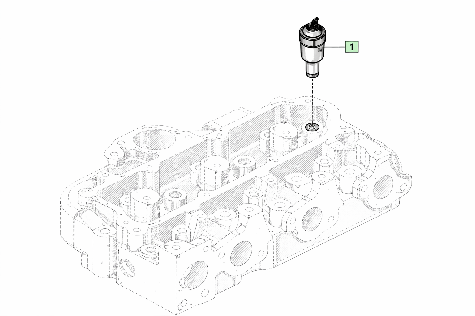 SENSOR DE TEMPERATURA | JOHN DEERE | RE569037 - Image 2