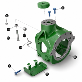 Imagem do produto KK36073 | SUPORTE DA SUSPENSÃO TRASEIRA | JOHN DEERE